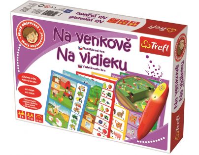 Trefl Malý objevitel Na Venkově a kouzelná tužka a puzzle zdarma