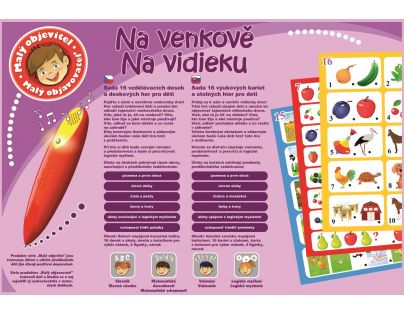 Trefl Malý objevitel Na Venkově a kouzelná tužka a puzzle zdarma