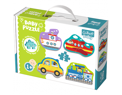 Trefl Puzzle Baby Classic Dopravní prostředky 8 dílků
