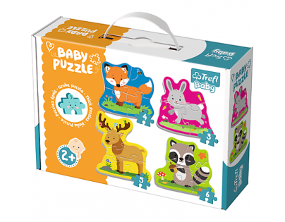 Trefl Puzzle Baby Classic Zvířata v lese 18 dílků