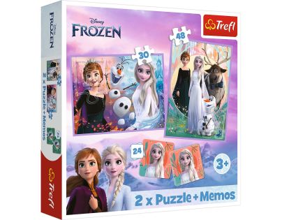 Trefl Puzzle Disney Princezny 2v1 + pexeso