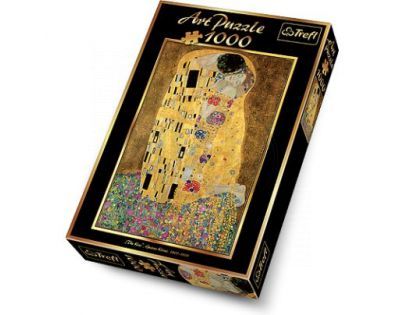 Puzzle Gustav Klimt Polibek 1000d