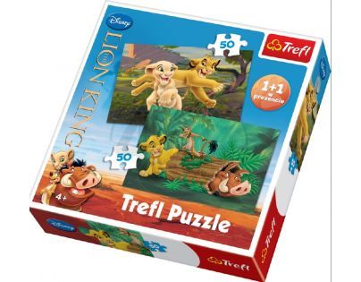 Puzzle Lví král 2x50d