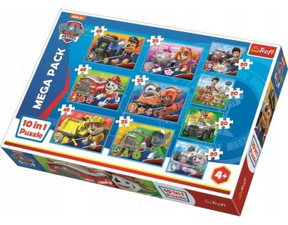 Trefl Puzzle Paw Patrol Tlapková Patrola 10 v 1