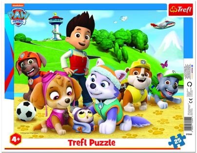 Trefl Puzzle Tlapková patrola na stopě 25 dílků