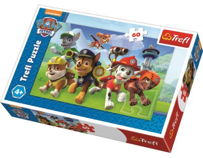 Trefl Puzzle Tlapková patrola Připraveni do akce 60 dílků