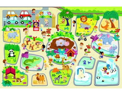 Trefl Puzzle zvířátka Gigantic ZOO 12 ks