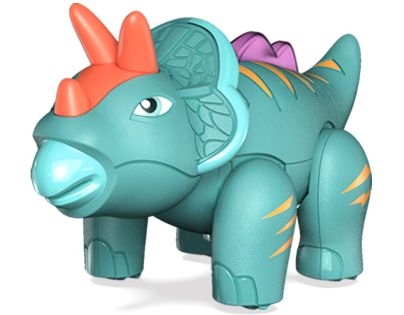 Triceratops magnetický skládací