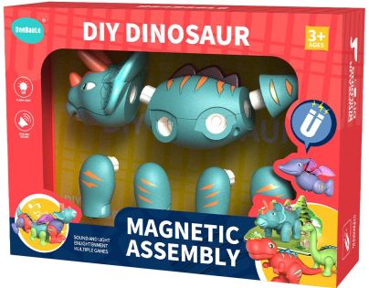 Triceratops magnetický skládací