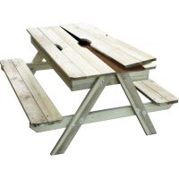 Trigano stoleček dřevěný piknik s úložným prostorem 2