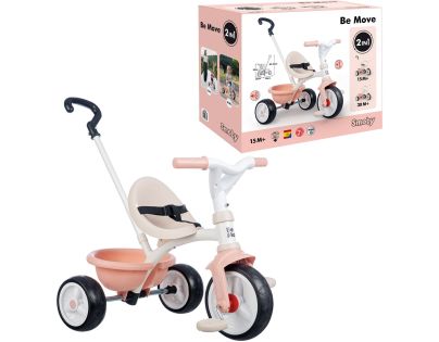 Tříkolka Be Move růžová