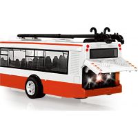 Rappa Trolejbus hlásící zastávky v češtině s funkčními dveřmi 28 cm 3