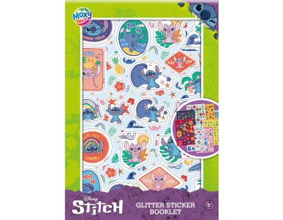 Třpytivé samolepky Stitch A5 8 archů