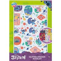 Třpytivé samolepky Stitch A5 8 archů