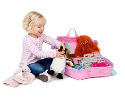 Trunki Kufřík a odrážedlo Pastelová Rosie