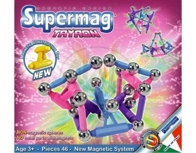 Supermag Tryton růžová 46 dílků