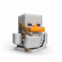 Tubbz kachnička Minecraft - Skeleton (první edice) 2