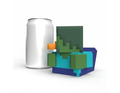 Numskull Tubbz kachnička Minecraft Zombie