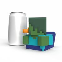 Numskull Tubbz kachnička Minecraft Zombie 5