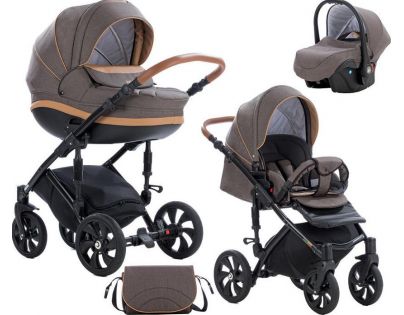 Tutis Kočárek Mimi Style 3 v 1 Dark Brown
