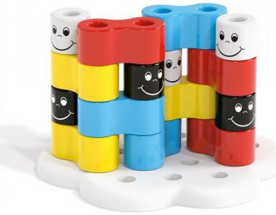 Quercetti Twin Pegs Stavebnice z velkých oblých kolíčků