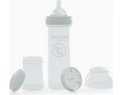 Twistshake Kojenecká láhev Anti-Colic 330 ml bílá