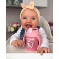 Twistshake Učící netekoucí hrnek 230 ml pastelově růžový 3
