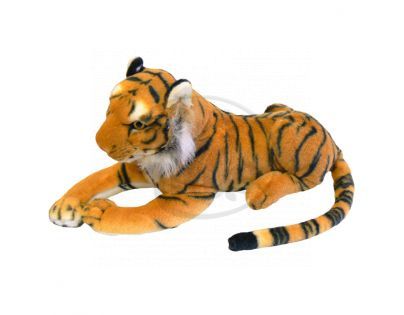 Tygr plyšový hnědý 45 cm