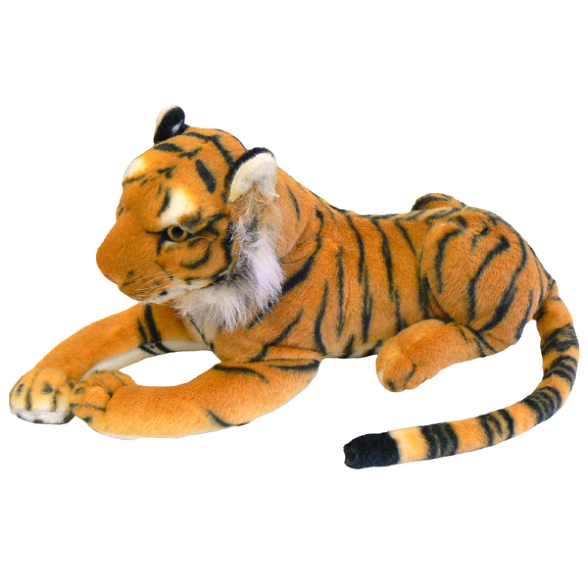 Tygr plyšový hnědý 45 cm