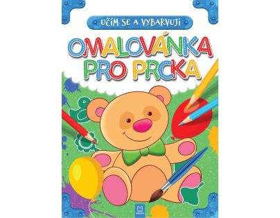 Učím se a vybarvuji. Omalovánka pro prcka