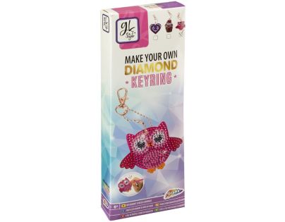 Udělej si svoji klíčenku pomocí kamínků Diamond