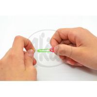 DIY-BANDS - Udělej si svůj náramek 100 ks gumiček - oranžová barva (620026) 4