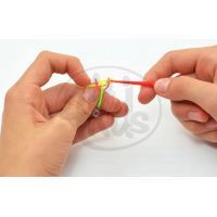 DIY-BANDS - Udělej si svůj náramek 100 ks gumiček - oranžová barva (620026) 5