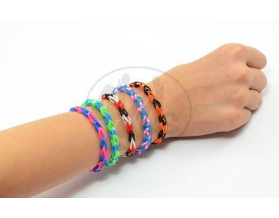 DIY-BANDS -  Udělej si svůj náramek - 620022 - gumičky - neonové barvy