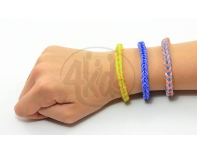 DIY-BANDS -  Udělej si svůj náramek - 620022 - gumičky - neonové barvy