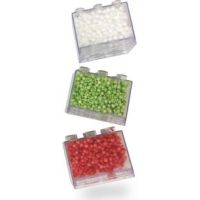 Ultra Foam Mix balení 3 ks zelená, červená, bílá modelovací hmota 2