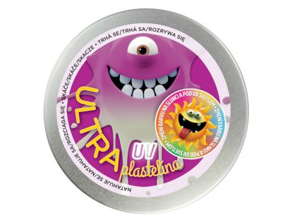 Ultra Plastelína 80 g UV fialová