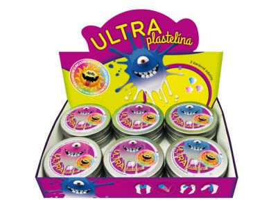 Ultra Plastelína 80 g UV růžová