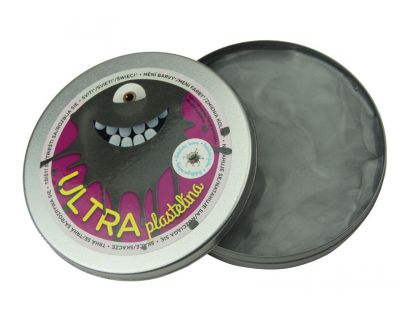 EP Line Ultra Plastelína Metalická 80 g - Šedá