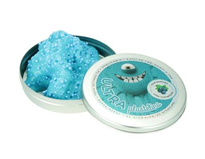 EP Line Ultra Plastelína s vůní a glitry Svítící ve tmě 50 g - Borůvka - Poškozený obal