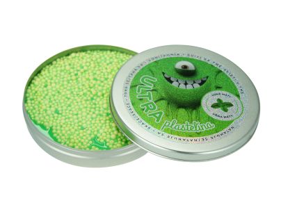 EP Line Ultra Plastelína s vůní a glitry Svítící ve tmě 50 g - Borůvka - Poškozený obal