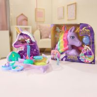 Unicorn academy česací hlava rozložitelná na hrací set 5