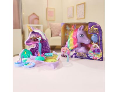 Unicorn academy česací hlava rozložitelná na hrací set
