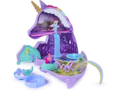 Unicorn academy česací hlava rozložitelná na hrací set