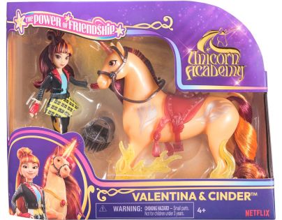 Unicorn Academy figurky Valentina a Cinder 11 cm