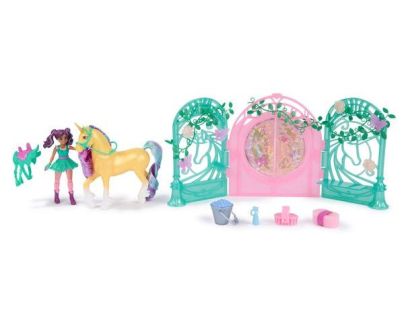 Unicorn Academy malá stáj s jednorožcem měnícím barvy