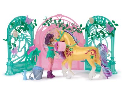 Unicorn Academy malá stáj s jednorožcem měnícím barvy