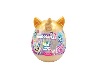 Alltoys Unidorables Plyšové zvířátko s překvapením Žluté vejce