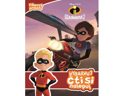 Egmont Úžasňákovi 2 Vybarvuj, čti si, nalepuj