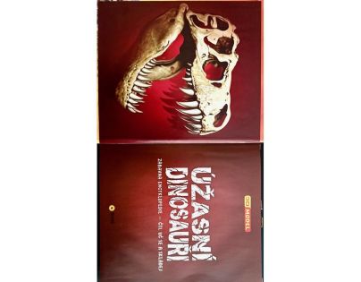 ÚŽASNÍ DINOSAUŘI - 3D MODEL - Zábavní encyklopedie, čti, uč se a skládej